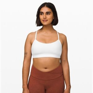 Lululemon Flow Y Bra Nulu Size 4 White